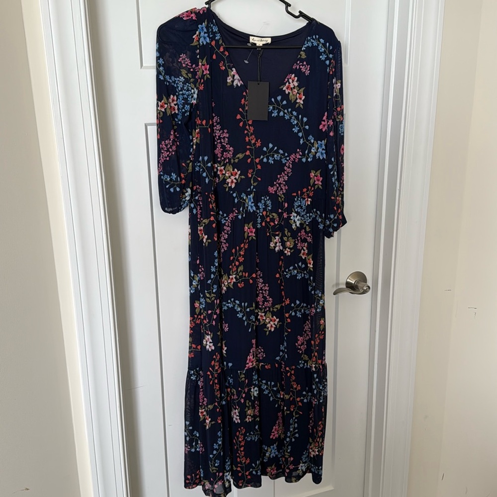 Jane and Delancey floral Dress. size medium